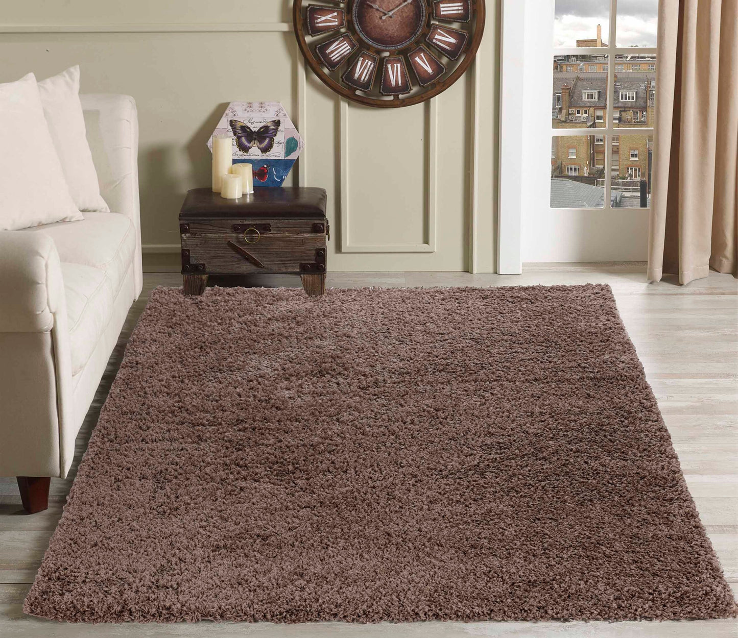 Oxford Rugs Living Room – Area Rug for your home – Fluffy Shaggy Super Soft Non-Slip Rug, Washable Modern Floor Carpet, Large Bedside Rug for Living Rooms