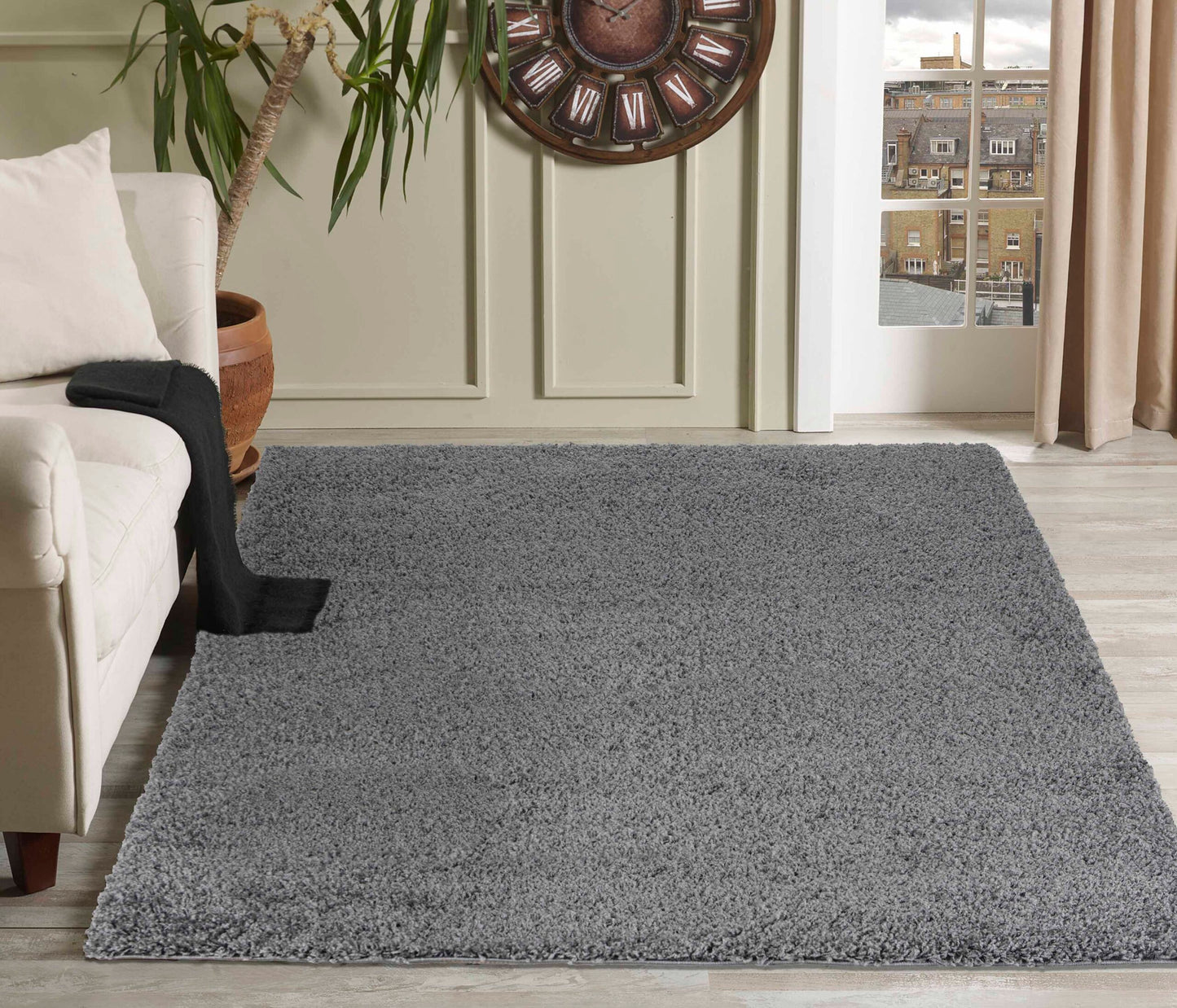 Oxford Rugs Living Room – Area Rug for your home – Fluffy Shaggy Super Soft Non-Slip Rug, Washable Modern Floor Carpet, Large Bedside Rug for Living Rooms