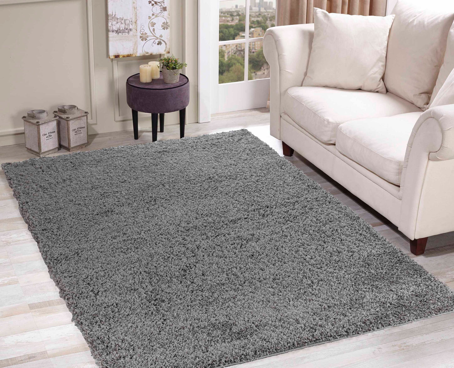 Oxford Rugs Living Room – Area Rug for your home – Fluffy Shaggy Super Soft Non-Slip Rug, Washable Modern Floor Carpet, Large Bedside Rug for Living Rooms
