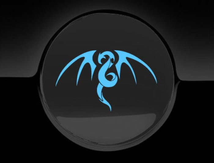 Tribal Dragon Fuel Cap Cover Car Sticker-2