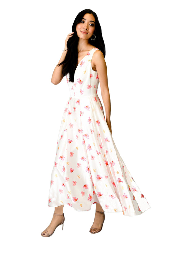 Women's Formal Floral Midi Dress Women's Formal Floral Midi Dress