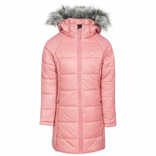 Trespass Girls Elimore Padded Hooded Casual Coat-1 Trespass Girls Elimore Padded Hooded Casual Coat-1