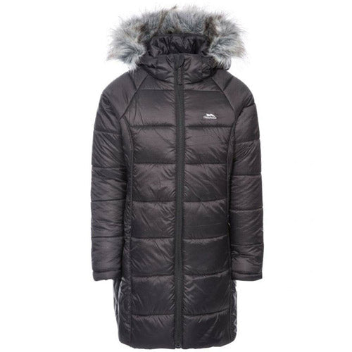 Trespass Girls Elimore Padded Hooded Casual Coat-0 Trespass Girls Elimore Padded Hooded Casual Coat-0