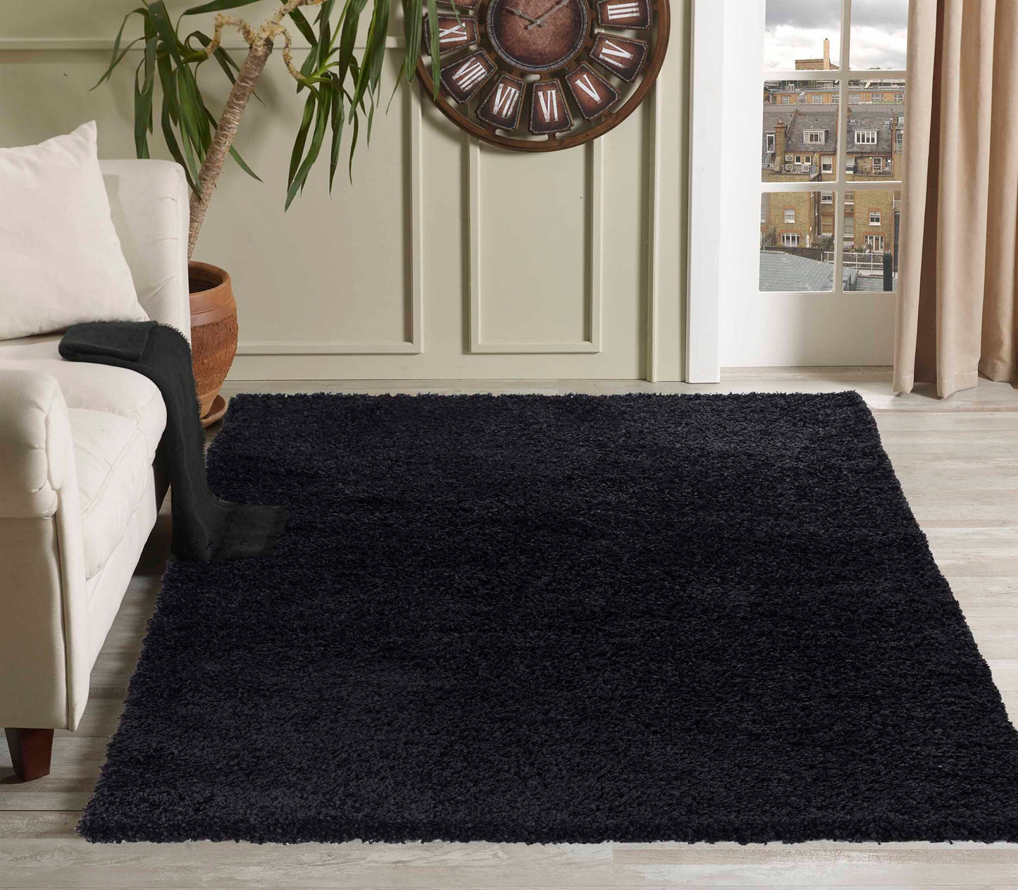 Oxford Rugs Living Room – Area Rug for your home – Fluffy Shaggy Super Soft Non-Slip Rug, Washable Modern Floor Carpet, Large Bedside Rug for Living Rooms
