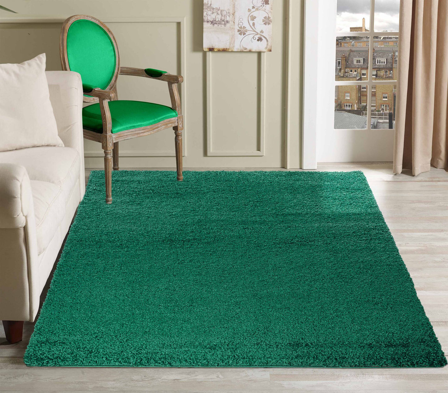 Oxford Rugs Living Room – Area Rug for your home – Fluffy Shaggy Super Soft Non-Slip Rug, Washable Modern Floor Carpet, Large Bedside Rug for Living Rooms
