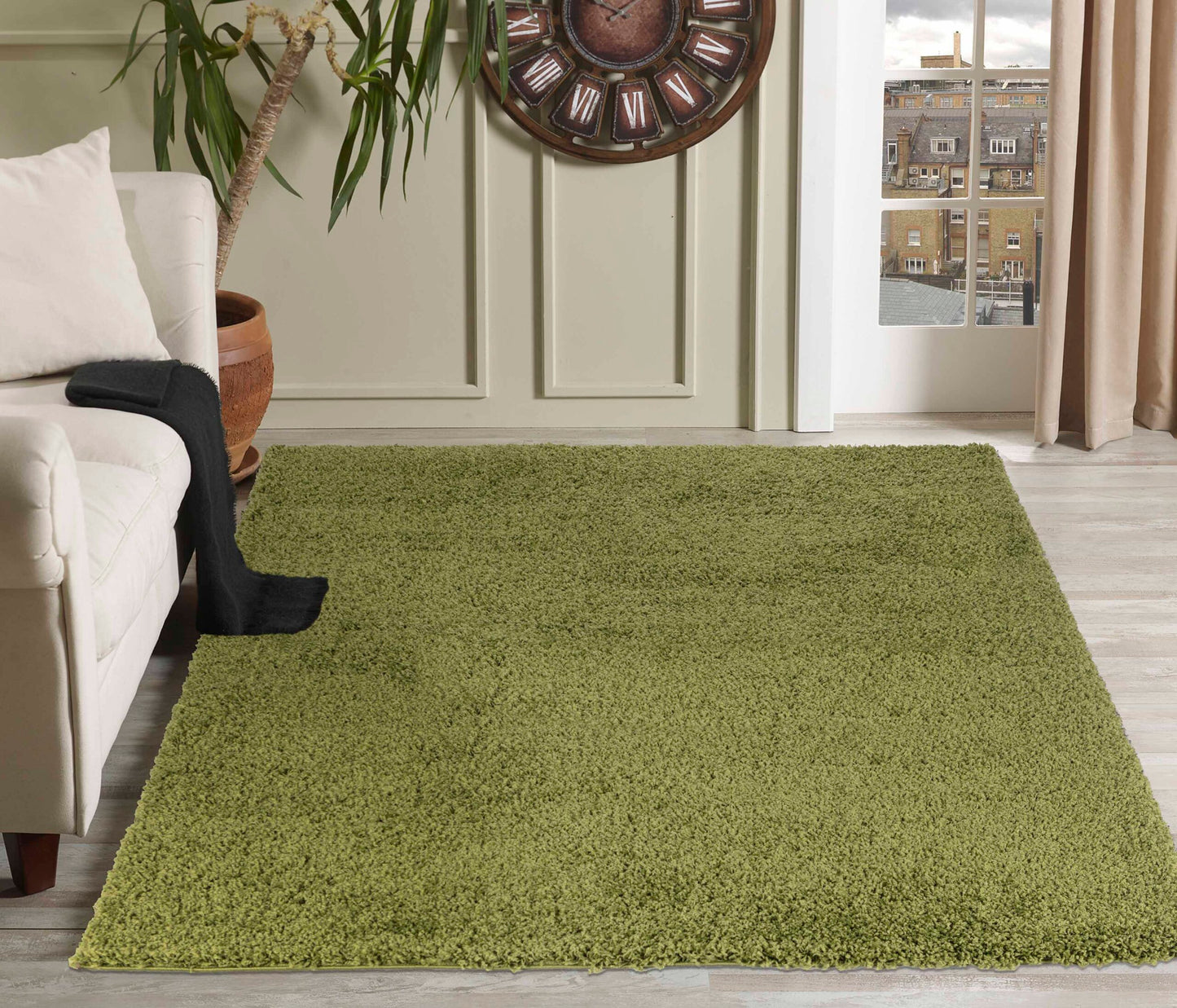 Oxford Rugs Living Room – Area Rug for your home – Fluffy Shaggy Super Soft Non-Slip Rug, Washable Modern Floor Carpet, Large Bedside Rug for Living Rooms