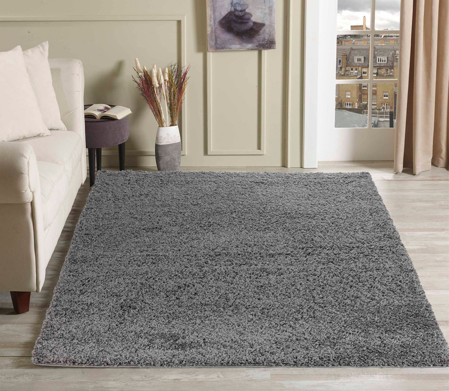 Oxford Rugs Living Room – Area Rug for your home – Fluffy Shaggy Super Soft Non-Slip Rug, Washable Modern Floor Carpet, Large Bedside Rug for Living Rooms
