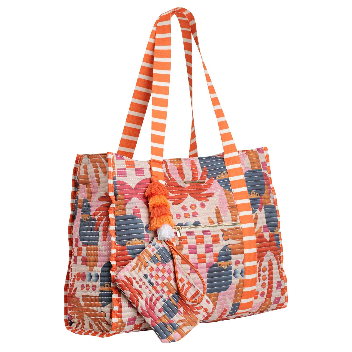 Striped Beach Bag-Bahamas