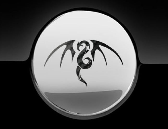 Tribal Dragon Fuel Cap Cover Car Sticker-4