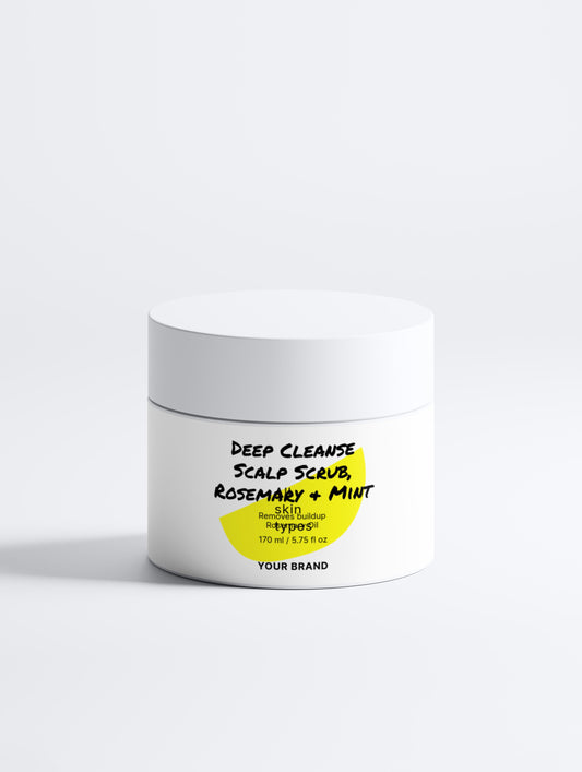 Deep Cleanse Scalp Scrub, Rosemary & Mint