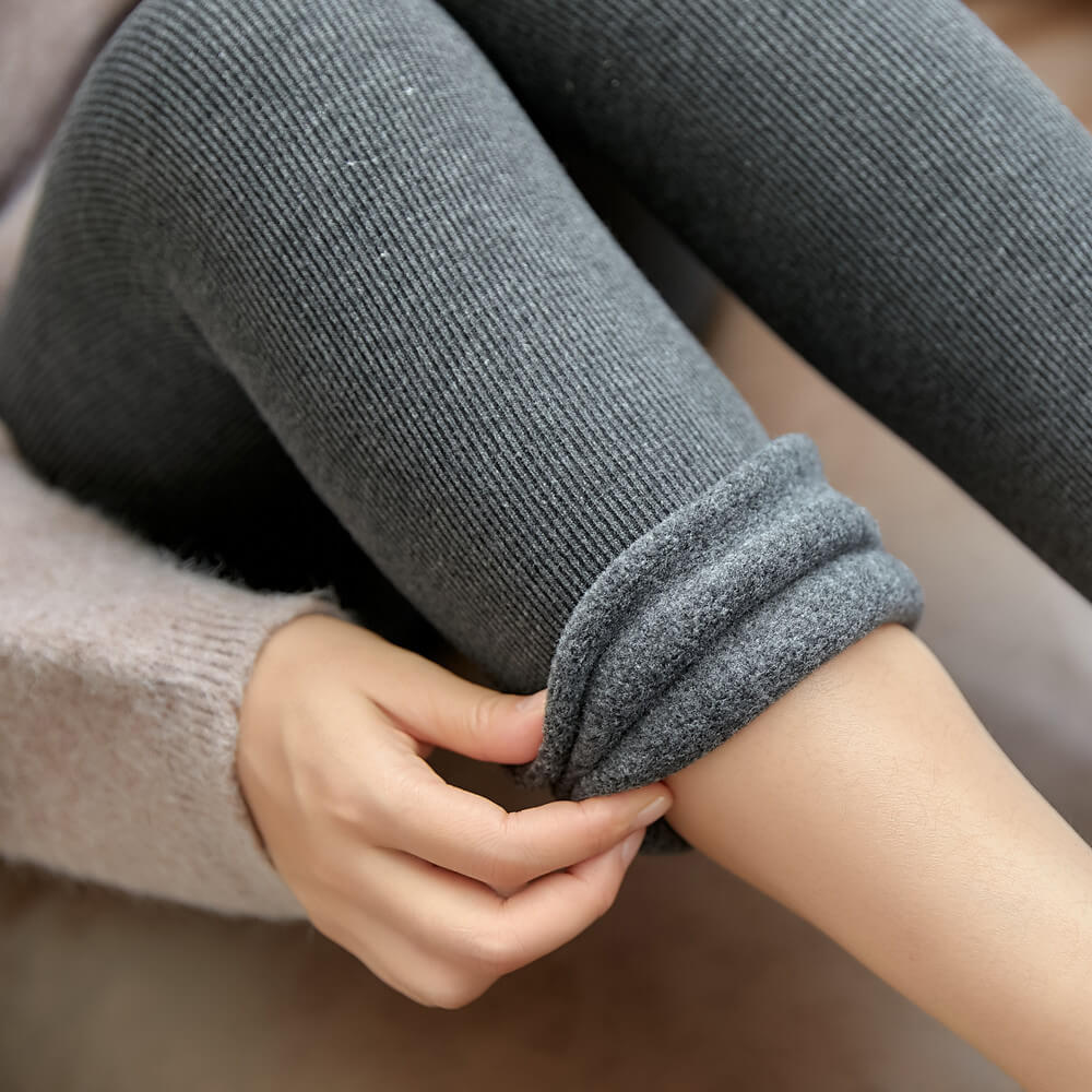 High Waist Striped Leggings | Striped Winter Leggings For Women