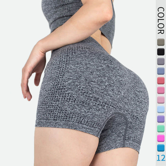 High Waisted Yoga Shorts For Women | Summer Workout Shorts For Women