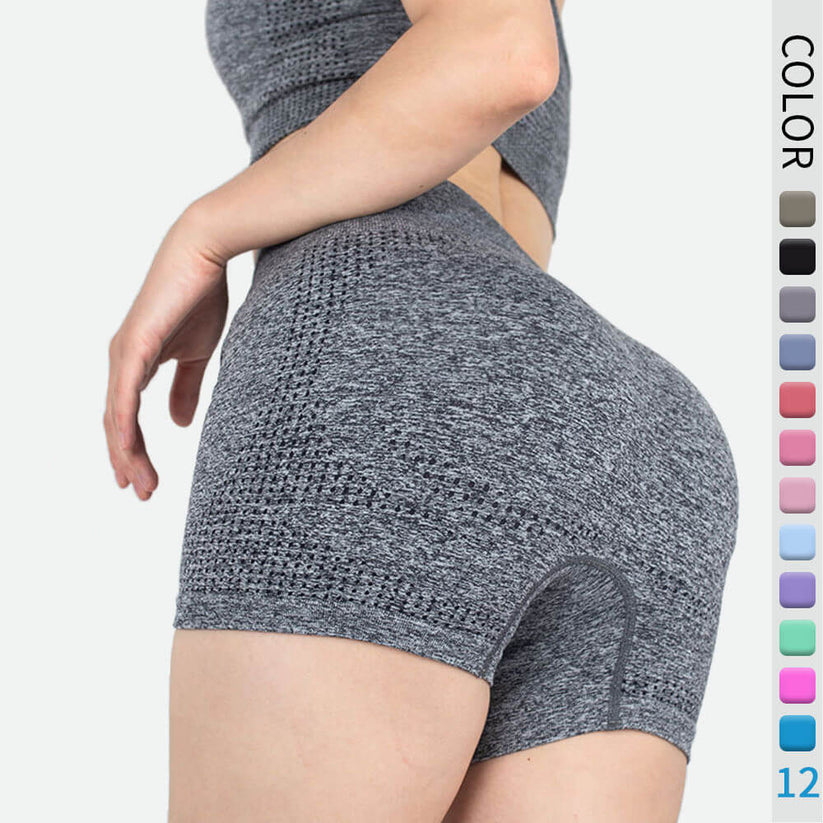 High Waisted Yoga Shorts For Women | Summer Workout Shorts For Women