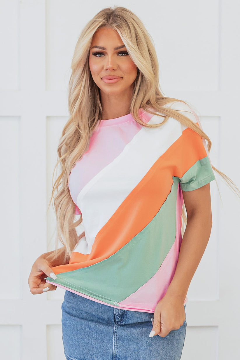 Sylvie Seamed Crewneck Top-3