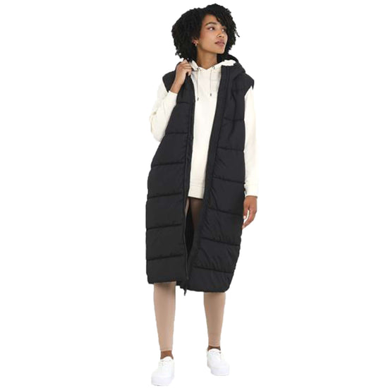 Ladies Brave Soul Padded Gilet | Brave Soul Hooded Padded Gilet