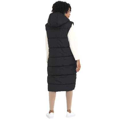 Ladies Brave Soul Padded Gilet | Brave Soul Hooded Padded Gilet