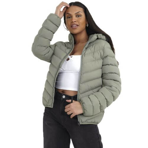 Ladies' Brave Soul Grant Padded Jacket | Brave Soul Jacket Discount