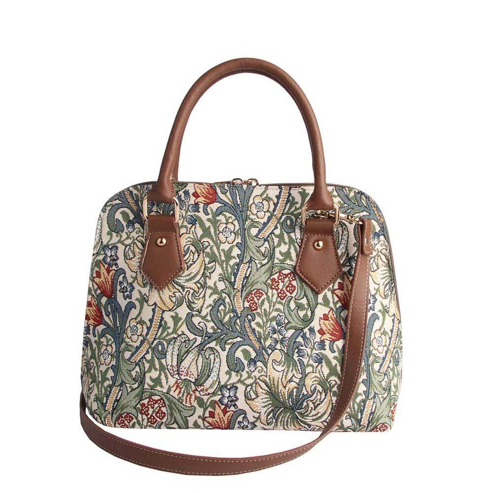 Morris Golden Lily Convertible Bag | Luxury Floral Convertible Bag