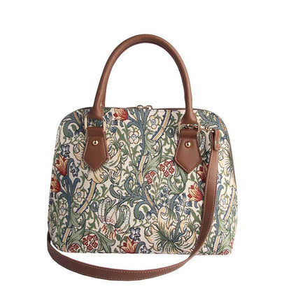 Morris Golden Lily Convertible Bag | Luxury Floral Convertible Bag