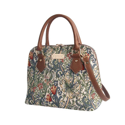 Morris Golden Lily Convertible Bag | Luxury Floral Convertible Bag