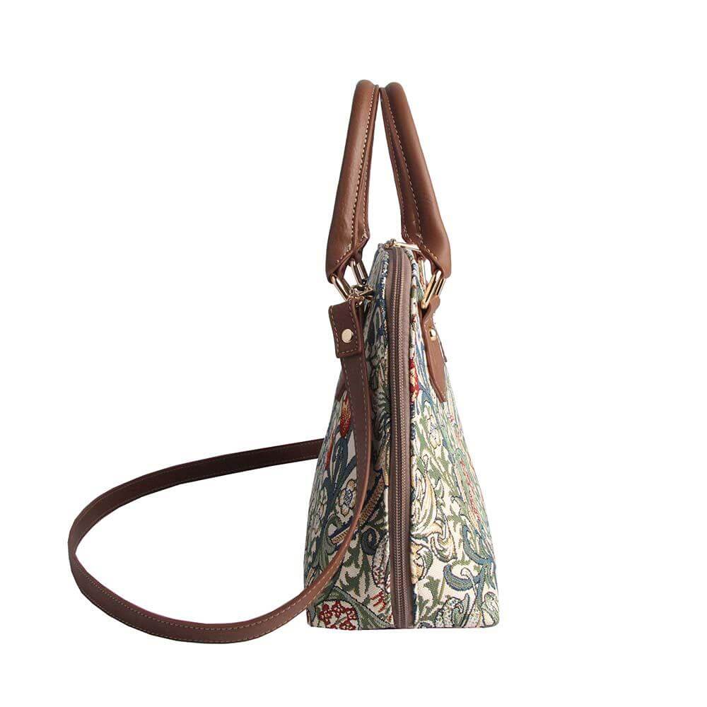 Morris Golden Lily Convertible Bag | Luxury Floral Convertible Bag