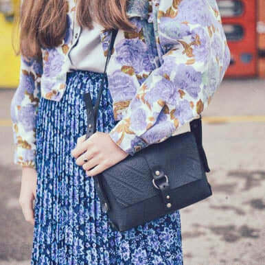 Recycled Rubber Vegan Handbag | Sustainable Vegan Handbags