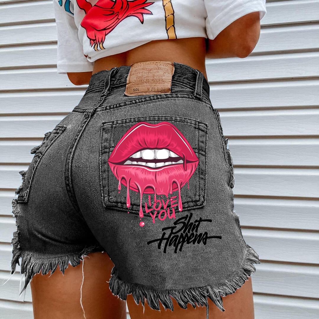 Ripped Denim Shorts For Women | Fashionable Ripped Denim Shorts