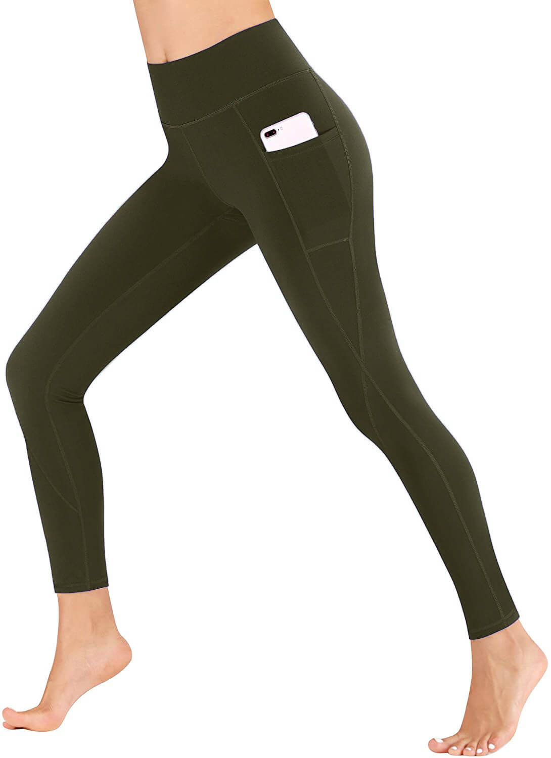 Soft Breathable Leggings | High Compression Pants for Running and Gym