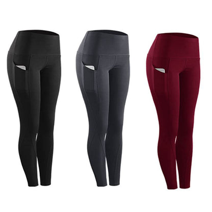 Soft Breathable Leggings | High Compression Pants for Running and Gym