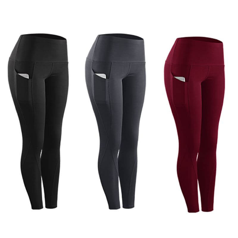 Soft Breathable Leggings | High Compression Pants for Running and Gym