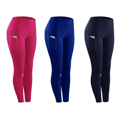 Soft Breathable Leggings | High Compression Pants for Running and Gym