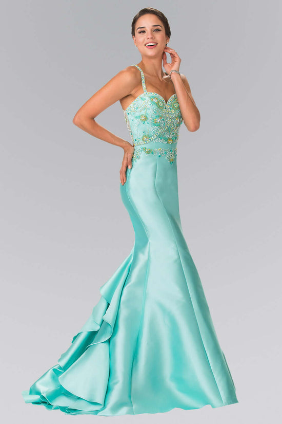 Sweetheart Mikado Dress Accented | Sweetheart Neckline Mikado Gown