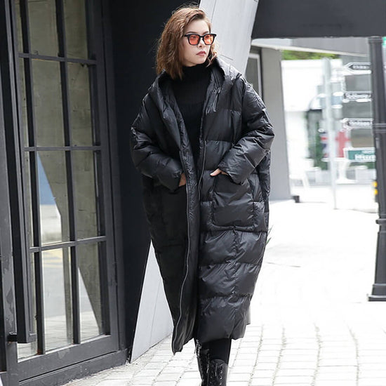 Women’s Casual Zip-Up Cotton Padded Coat | Warm Loose Winter Jacket