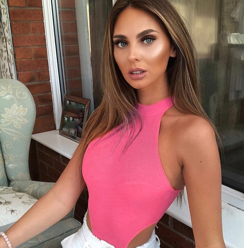 Women’s Halter Bodysuit | Sexy Neon Elastic Tank Jumpsuit 