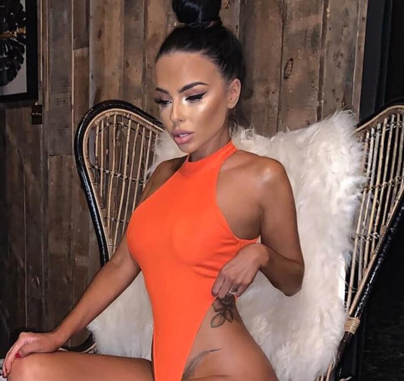 Women’s Halter Bodysuit | Sexy Neon Elastic Tank Jumpsuit 