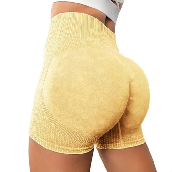 Women’s High Waisted Yoga Shorts | Quick Dry Running Yoga Shorts