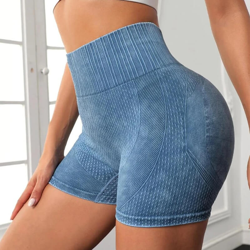 Women’s High Waisted Yoga Shorts | Quick Dry Running Yoga Shorts