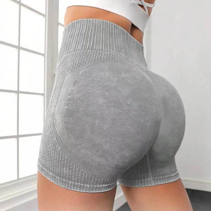Women’s High Waisted Yoga Shorts | Quick Dry Running Yoga Shorts