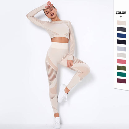 Women's One Piece Workout Suit | Long Sleeve Yoga Bodysuit