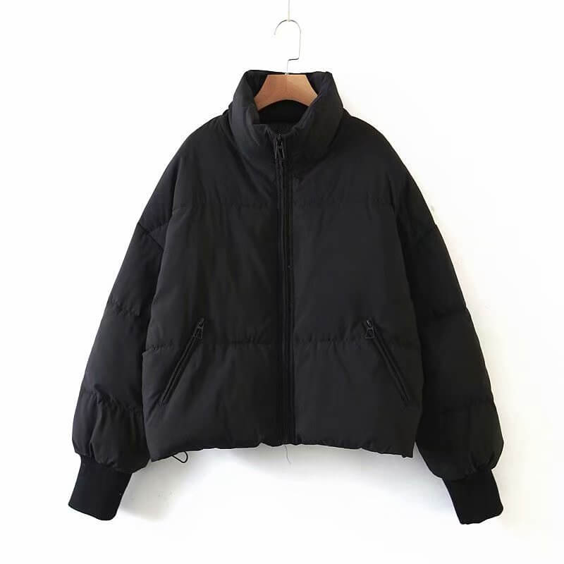 Women’s Urban Versatile Padded Jacket | Stand Collar Puffer Jacket