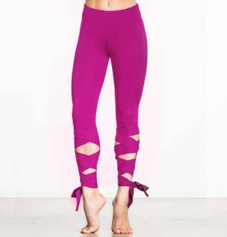 Yoga Sports Tight Pants For Women | Bandage Style Compression Leggings