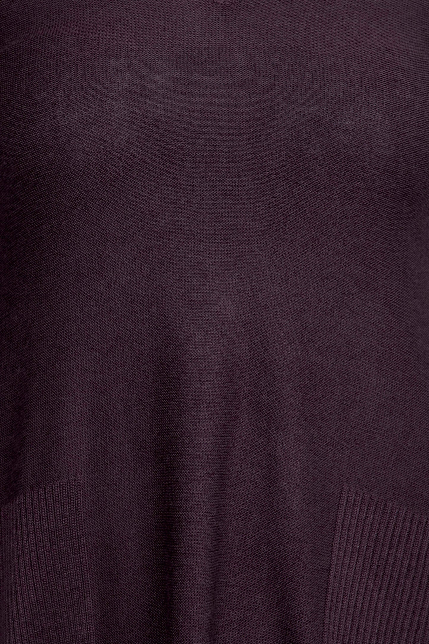 Cupio V-Neck Long Sleeve High Low Hem Knit Top-3